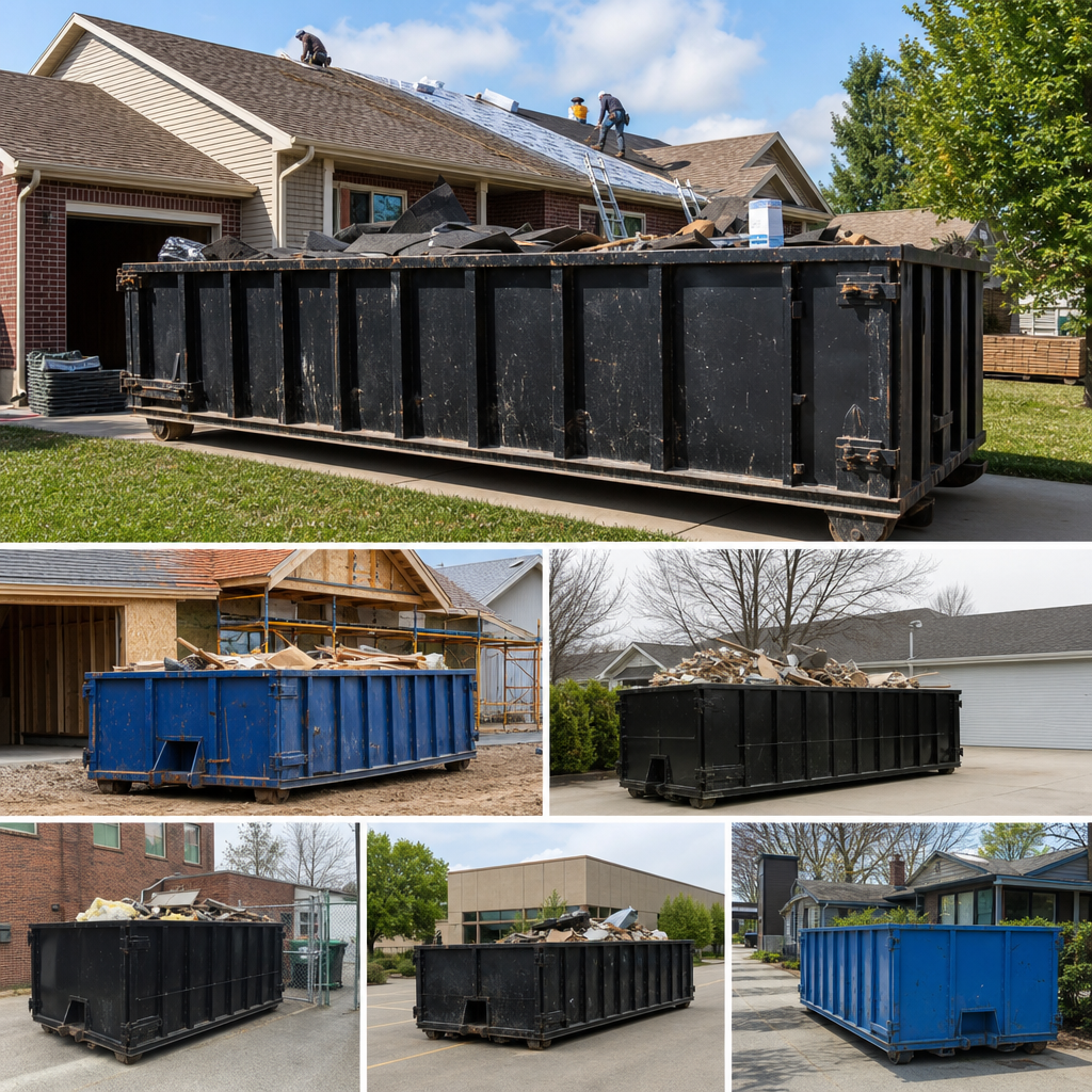 omes too heavy to haul legally and safely.

Many roofing jobs use 10-yard, 15-ya