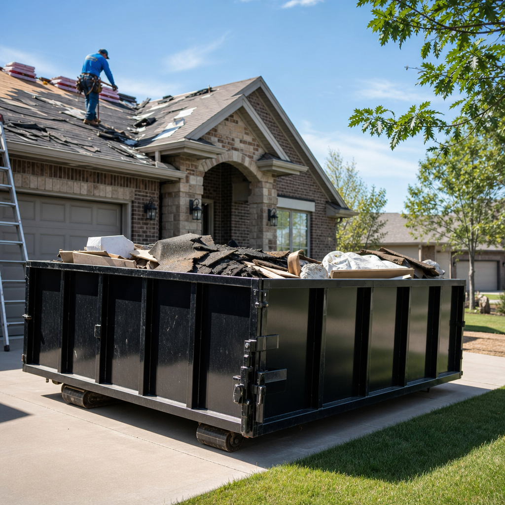 of making repeated trips to the dump or stacking junk in the garage.

For most h
