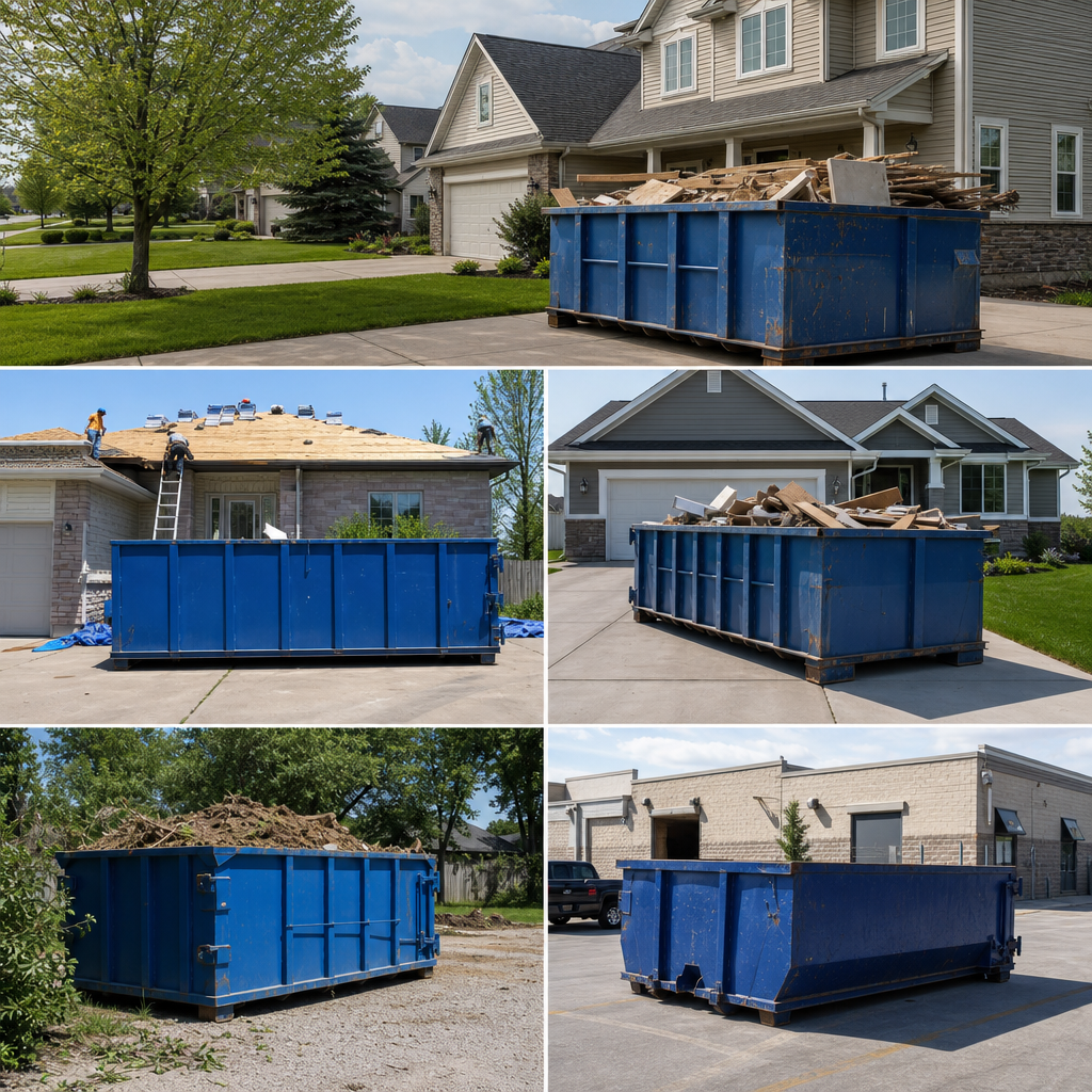 on public property.

Roll-off dumpsters are designed for temporary debris haulin