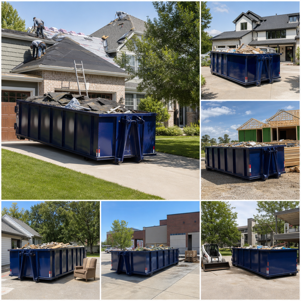 rounding areas. Local routing matters because same-day dumpster rental is much e